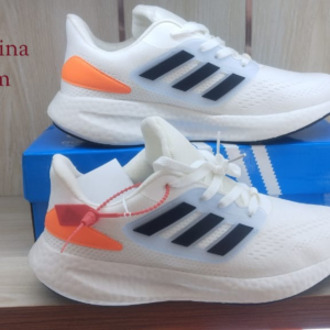Adidas D5087 Performance Running Shoes – White & Orange