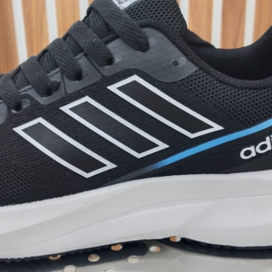 Adidas Men’s Running Shoes – Black/Blue Accent